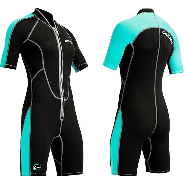 Amazon.com: Cressi Playa 2.5mm Women's Front Zip Shorty Wetsuit